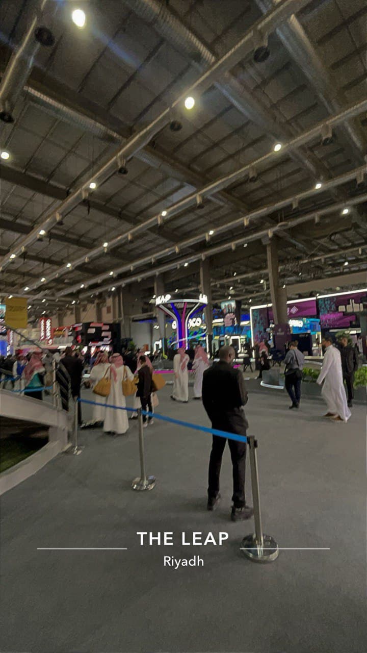 At Leap 25 event in Riyadh