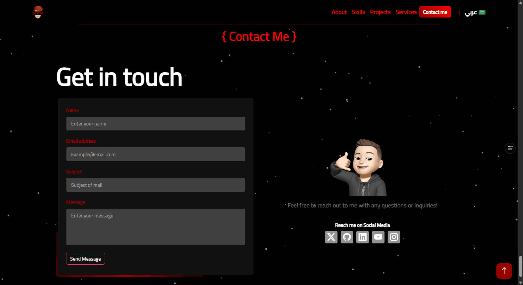 Personal Portfolio (Old Version) - Built with Vite & Vanilla JS.